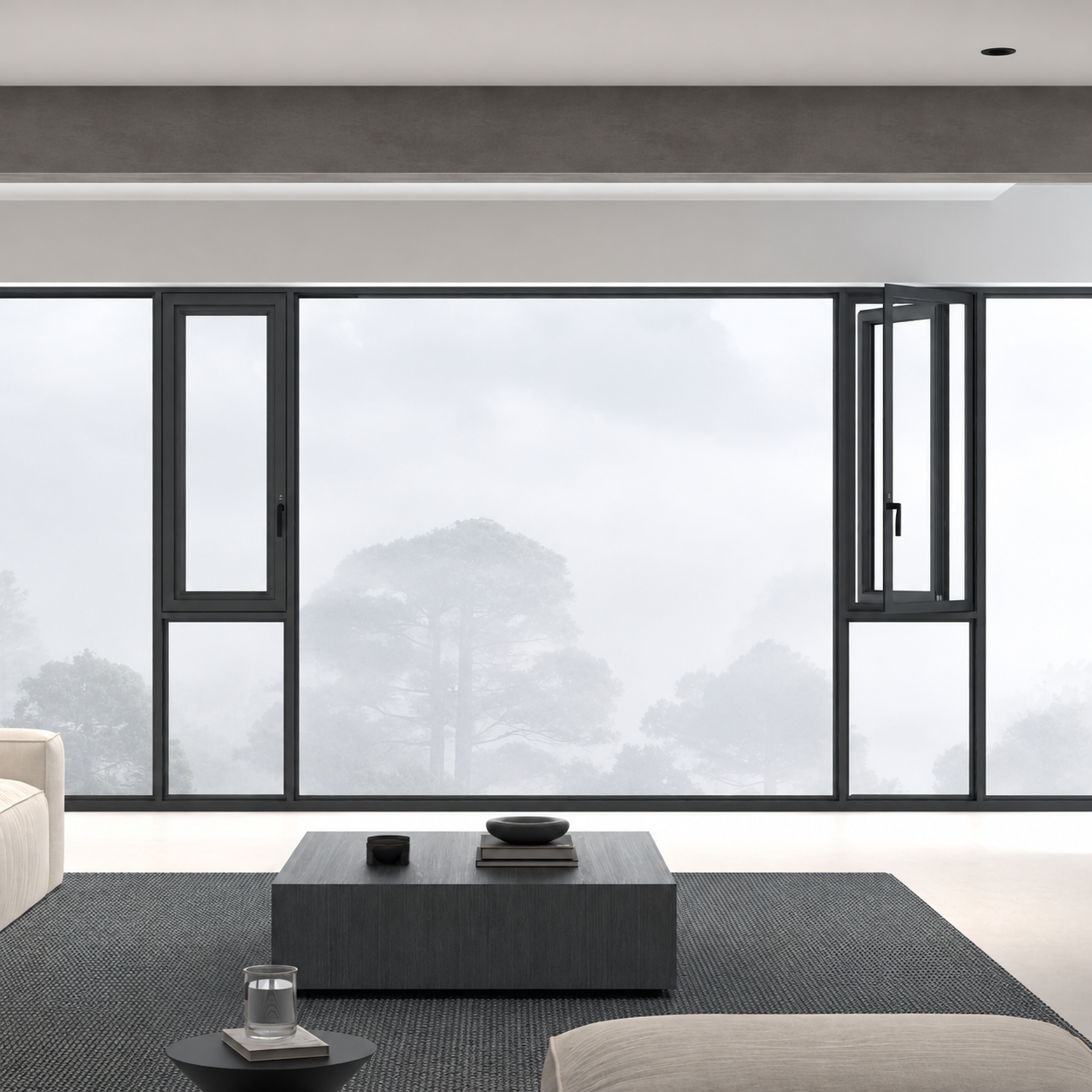JH 100 High-Wind Casement Window aluminum window system